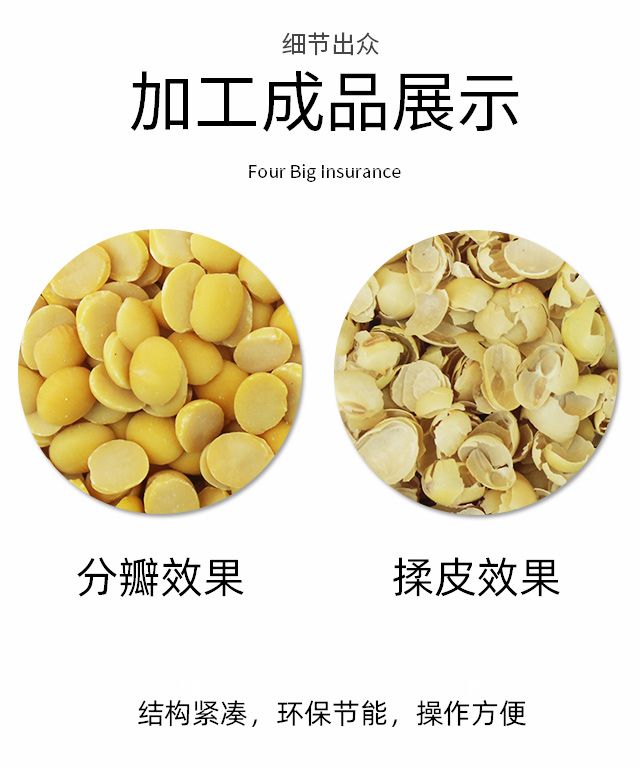 不銹鋼大豆分瓣揉皮一體機(jī)