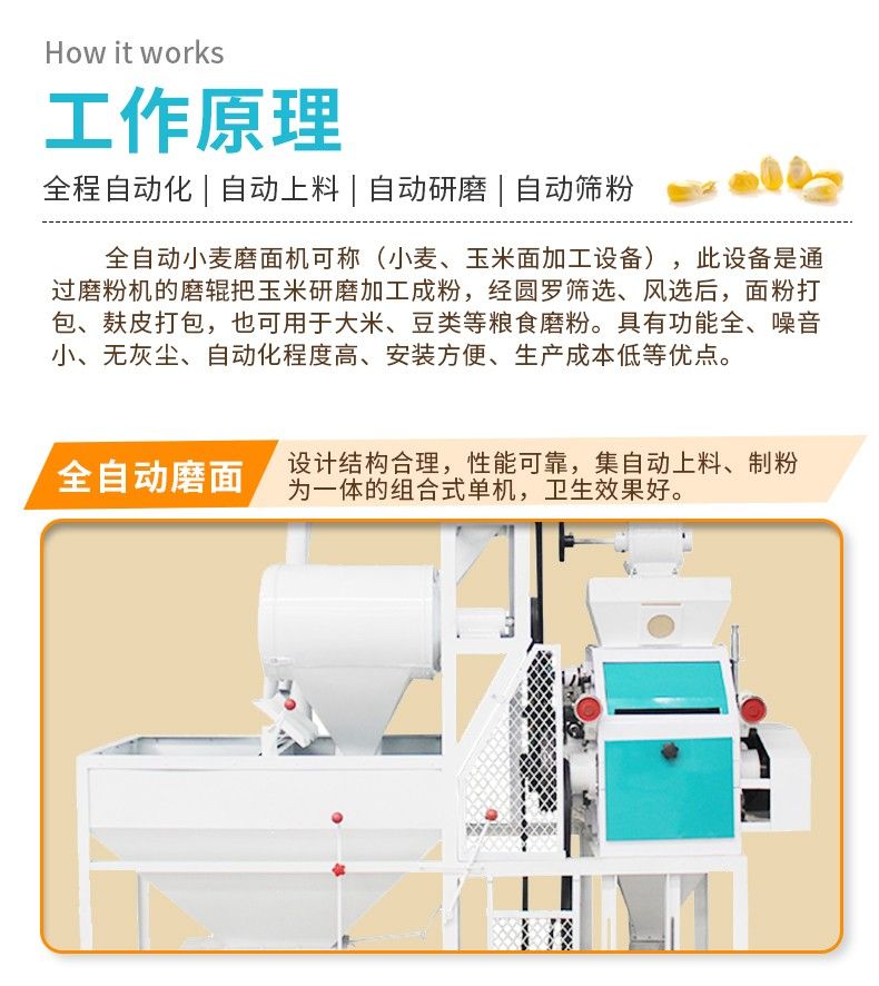 小麥磨面磨粉機(jī)